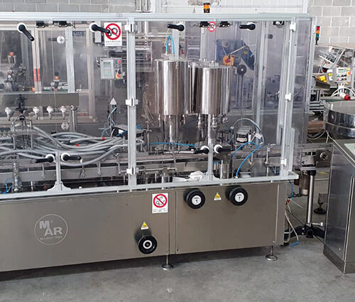 MONOBLOCCO RIEMPIMENTO E TAPPATURA FLACONI - MAR M26